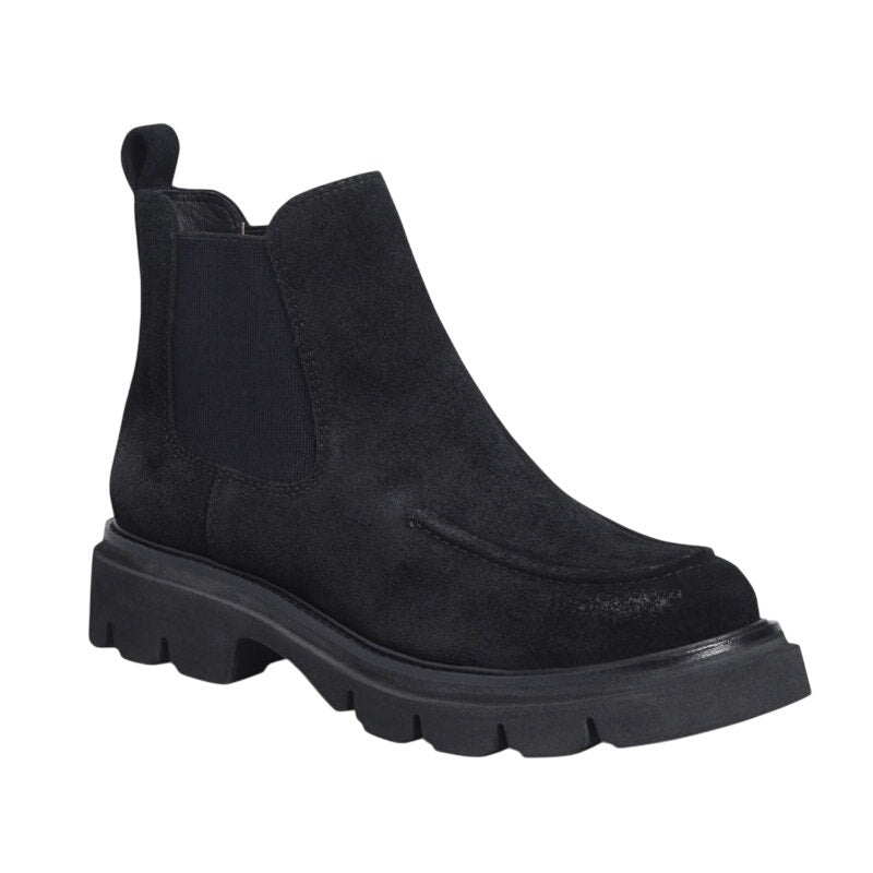 Sofft Womens Samira Chelsea Ankle Boots Size 9 M EU 39.5 Black Suede NIB