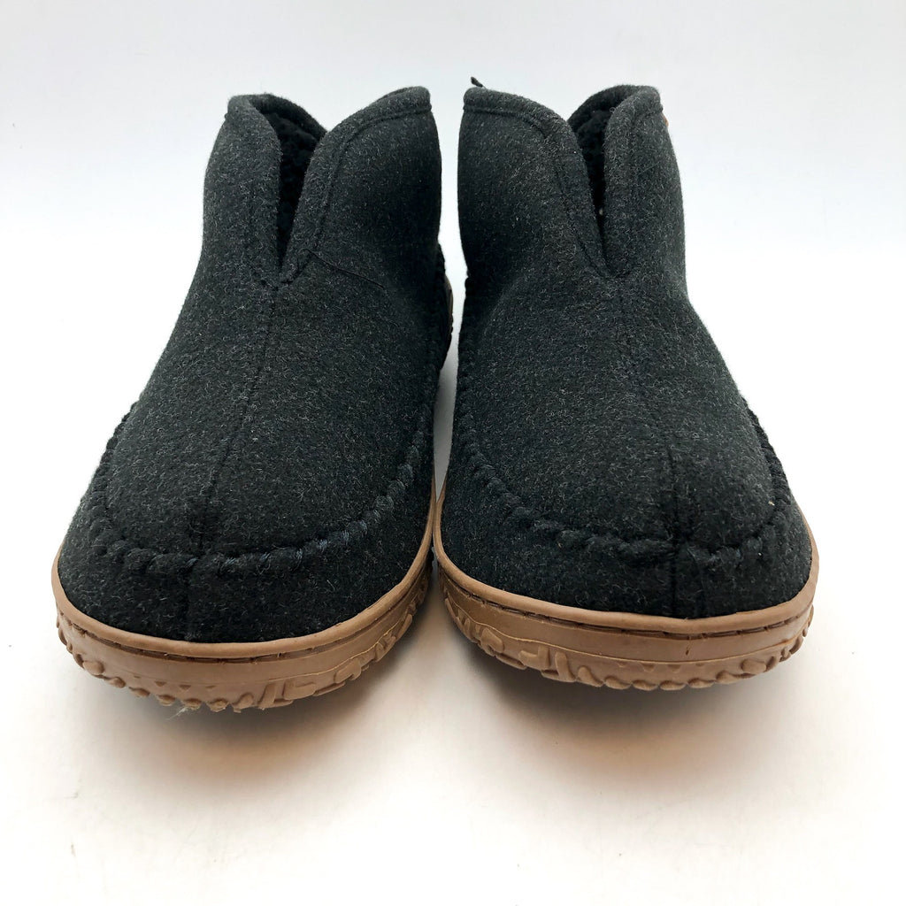 Dockers Mens Rugged Slip-On Slipper Boots US 10 Grey Wool Round Toe NIB