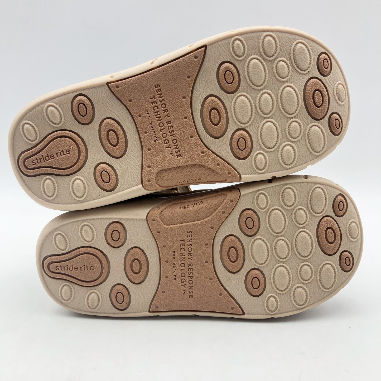 Stride Rite Girls SRT Nell Hazel Mary Jane Flats Size 8 Toddler Shoes Brown NIB