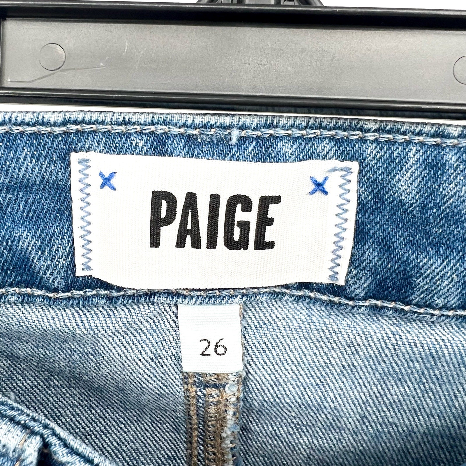 PAIGE Womens Charlie Flare Jeans Size 26 US 2 Gabriella Blue High Rise NWOT
