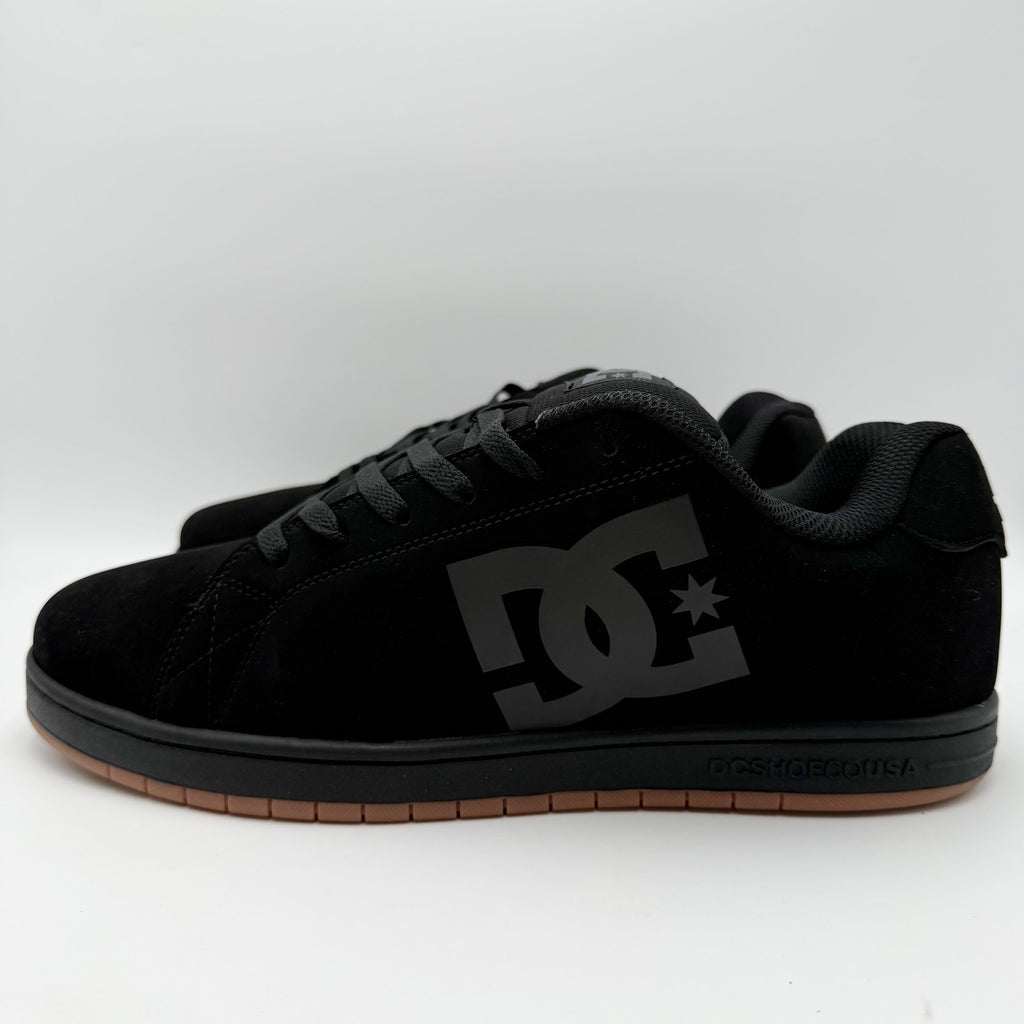 DC Mens Gaveler Low Top Skate Shoes Size 12.5 Black Casual Sneaker NWOB