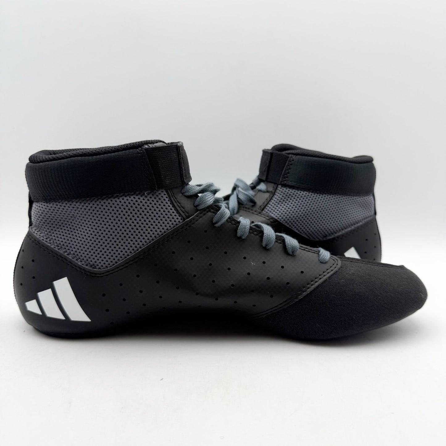 Adidas Mens Mat Hog 2.0 Wrestling Shoes US 9.5 Black White Athletic NWOB