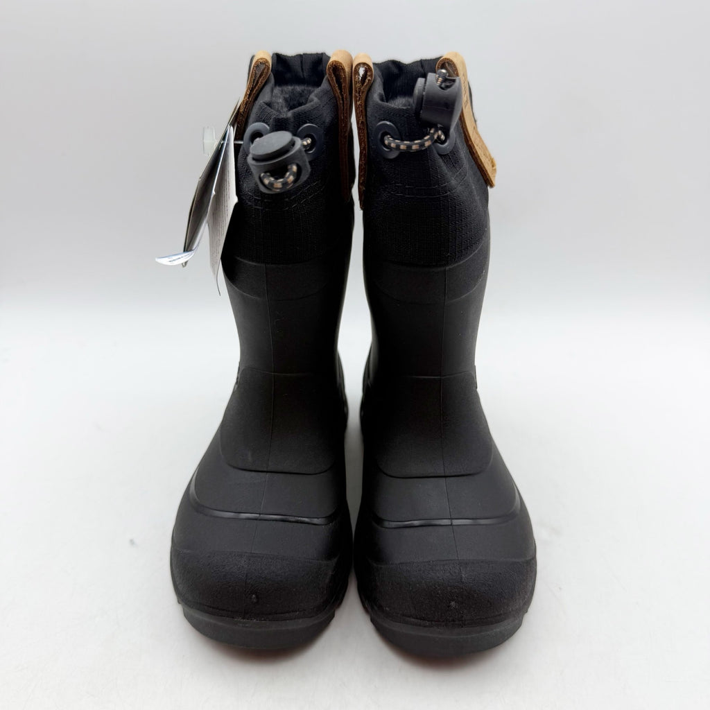 Kamik Little Kids Tundra Jr Boots Size 8 EU 25 Black Waterproof Snow Rain NIB