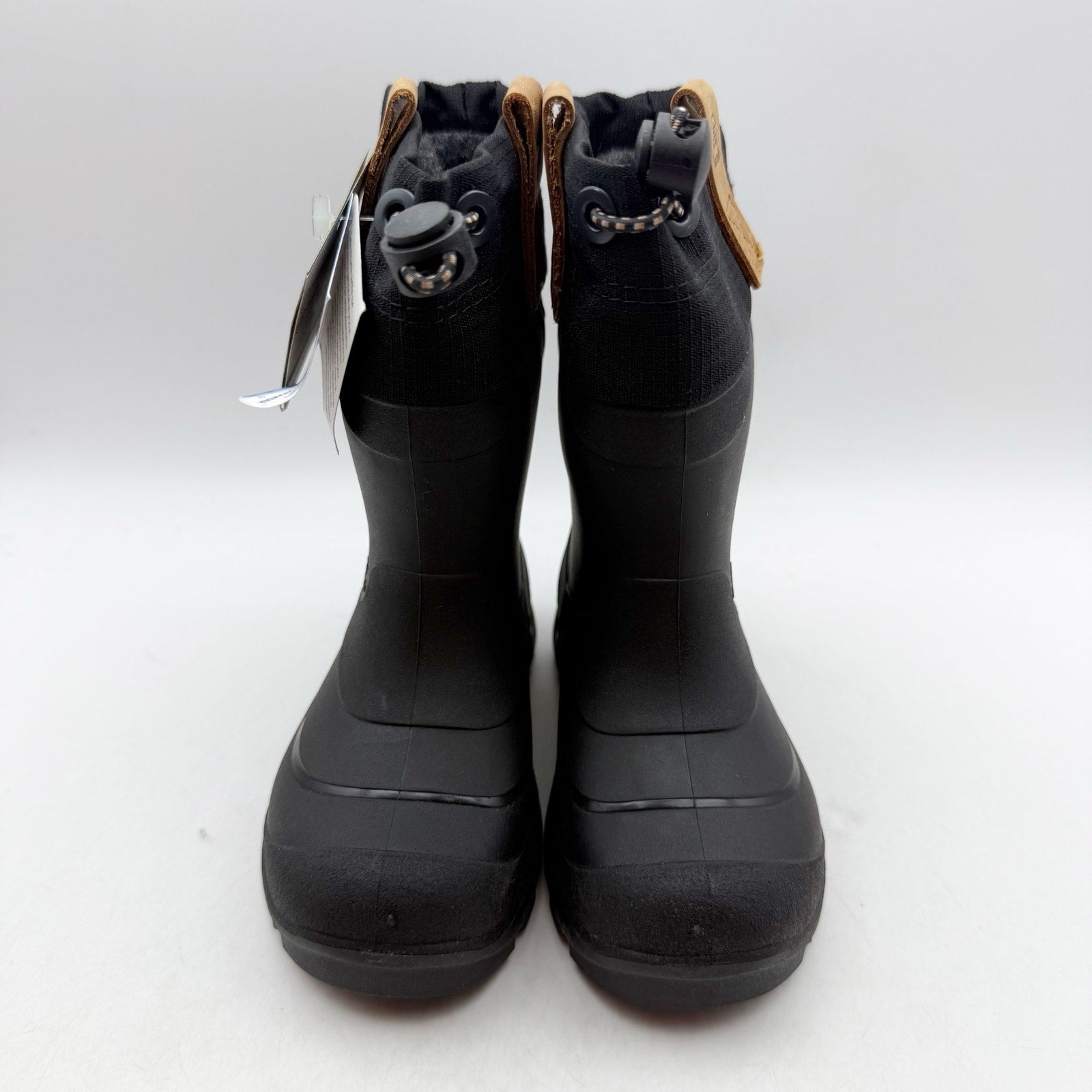 Kamik Little Kids Tundra Jr Boots Size 8 EU 25 Black Waterproof Snow Rain NIB