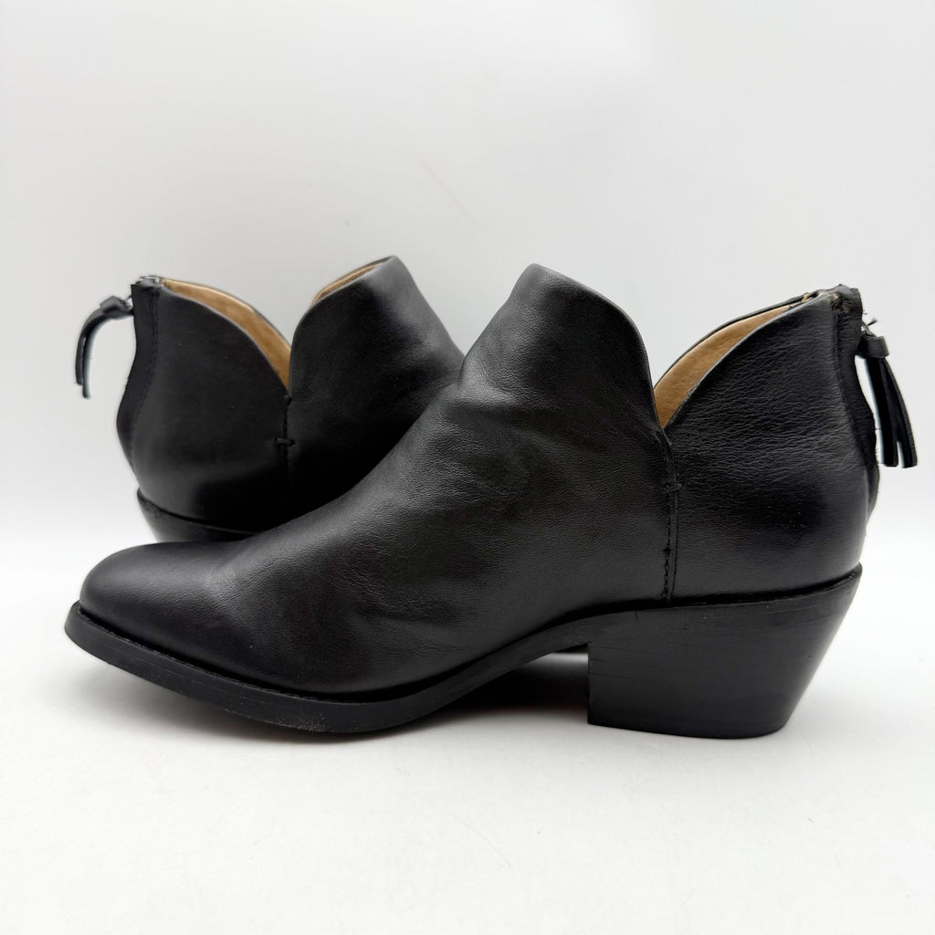 Sofft Womens Angelica Ankle Booties Size 11 Black Leather Waterproof NWOB