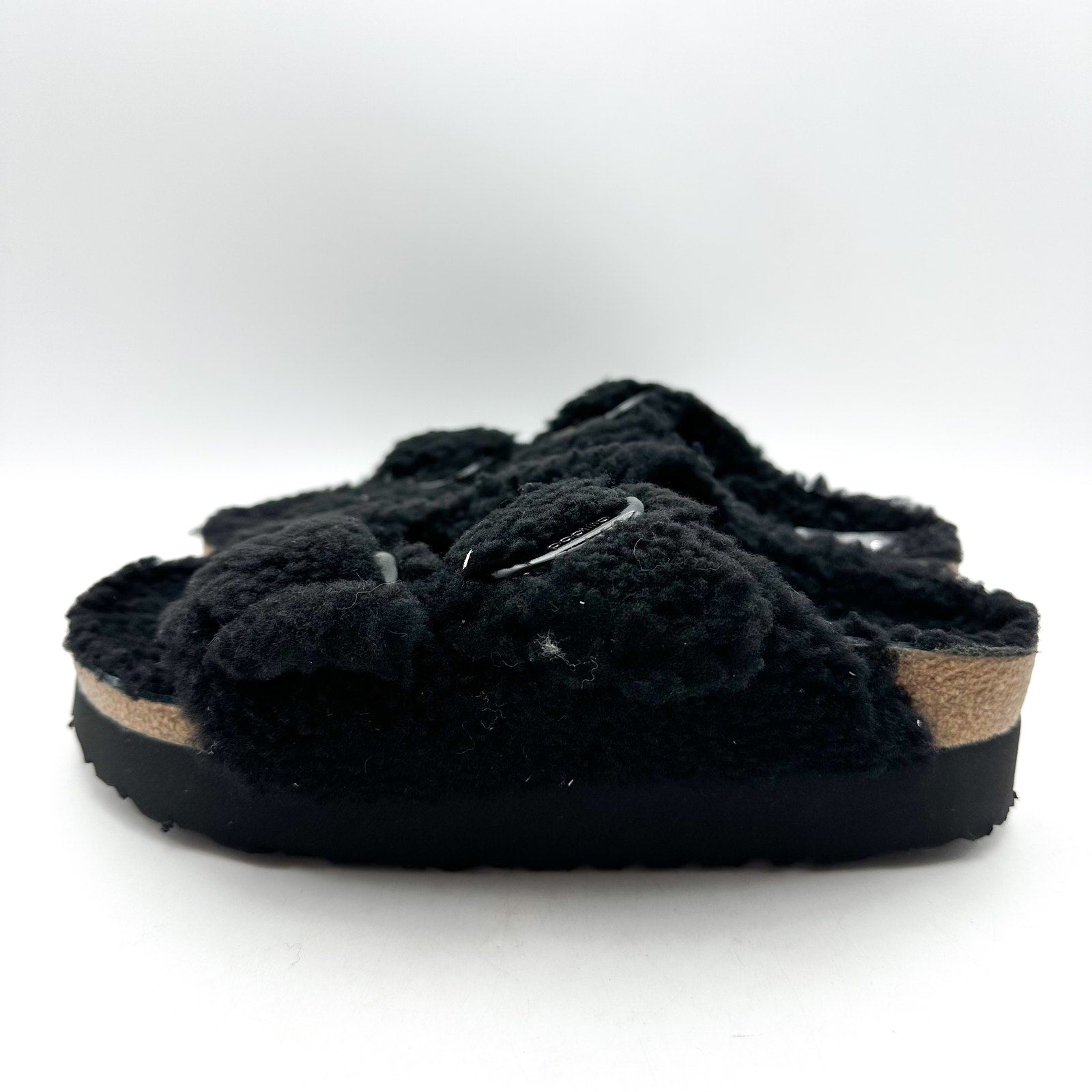 Birkenstock Papillio Womens Arizona Big Buckle Sandals EU 36 US 5 Black NWT