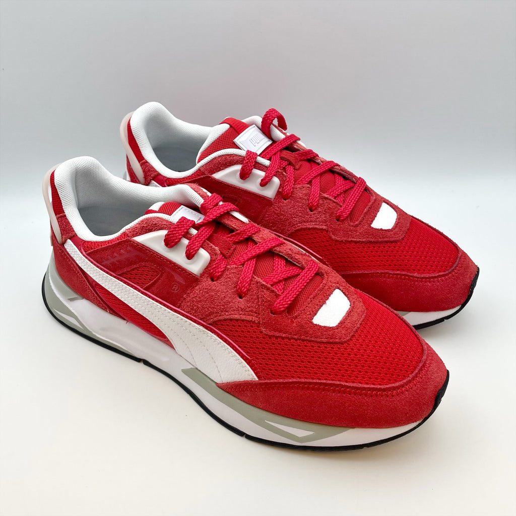 Puma Mens Mirage Sport Heritage Sneakers US 10.5 M EU 44 Red White Athletic NIB