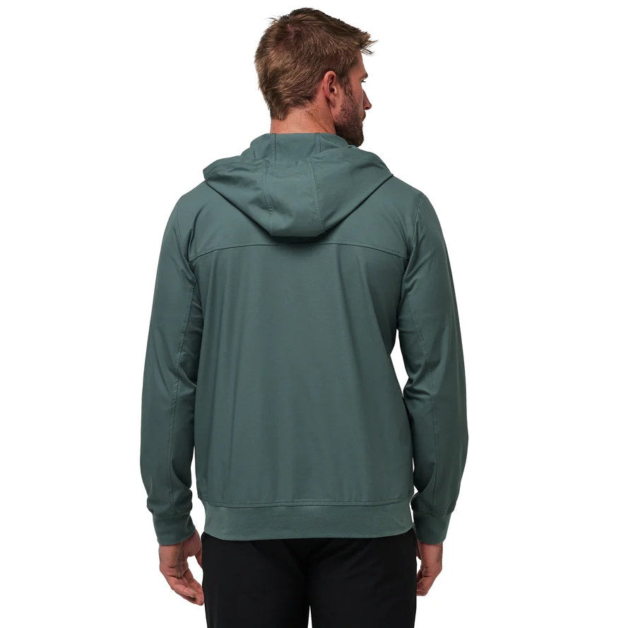 TRAVIS MATHEW Mens Wanderlust Hoodie 3XL Balsam Green Heater Sweatshirt NWT