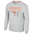 COLOSSEUM Mens Sam Houston State Bearkats T-Shirt XXL Grey Long Sleeve NWT