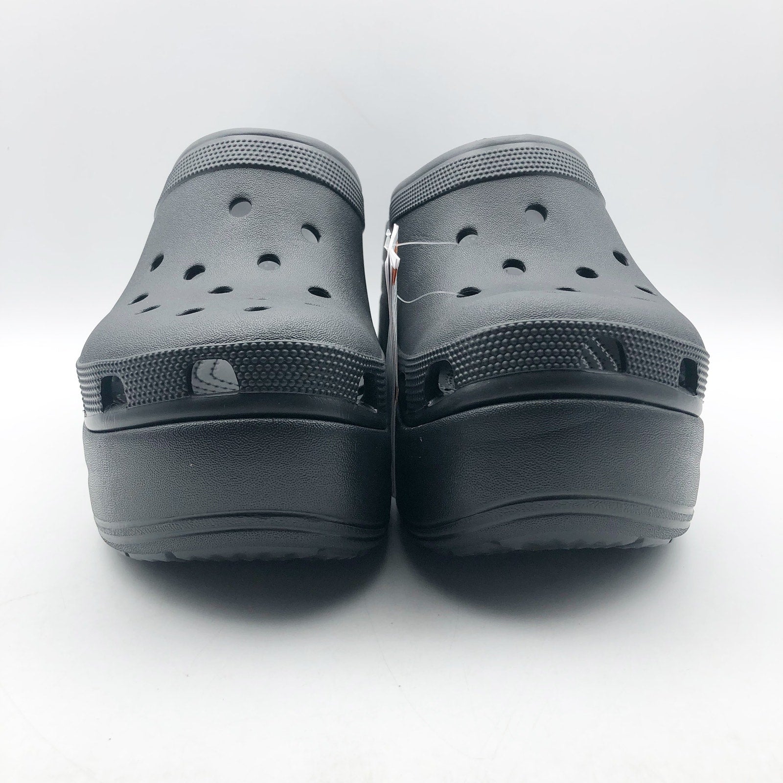 Crocs Womens Siren Crush Clogs Size 12 Black Platform Heels NWT