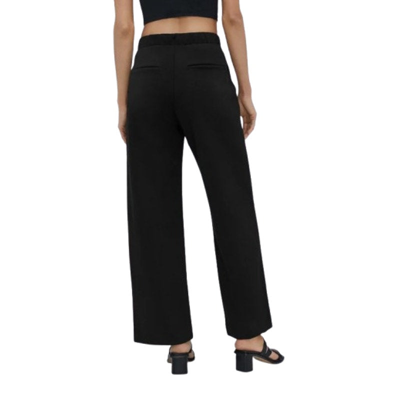 EVERLANE Women's The Wide Leg Dream Pants Small Black Elastic Waist NWT