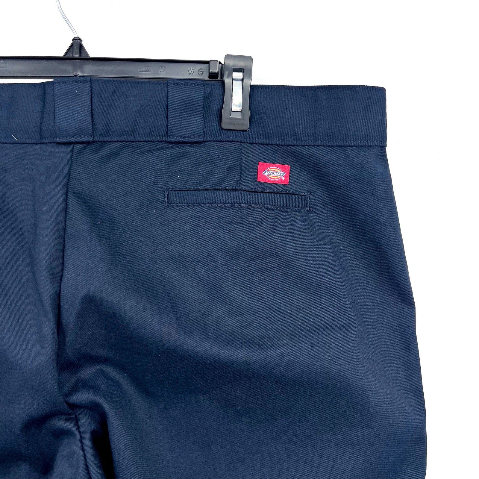 DICKIES Women's FLEX Original Fit Work Pants Size 18 Tall Navy Blue Twill NWT