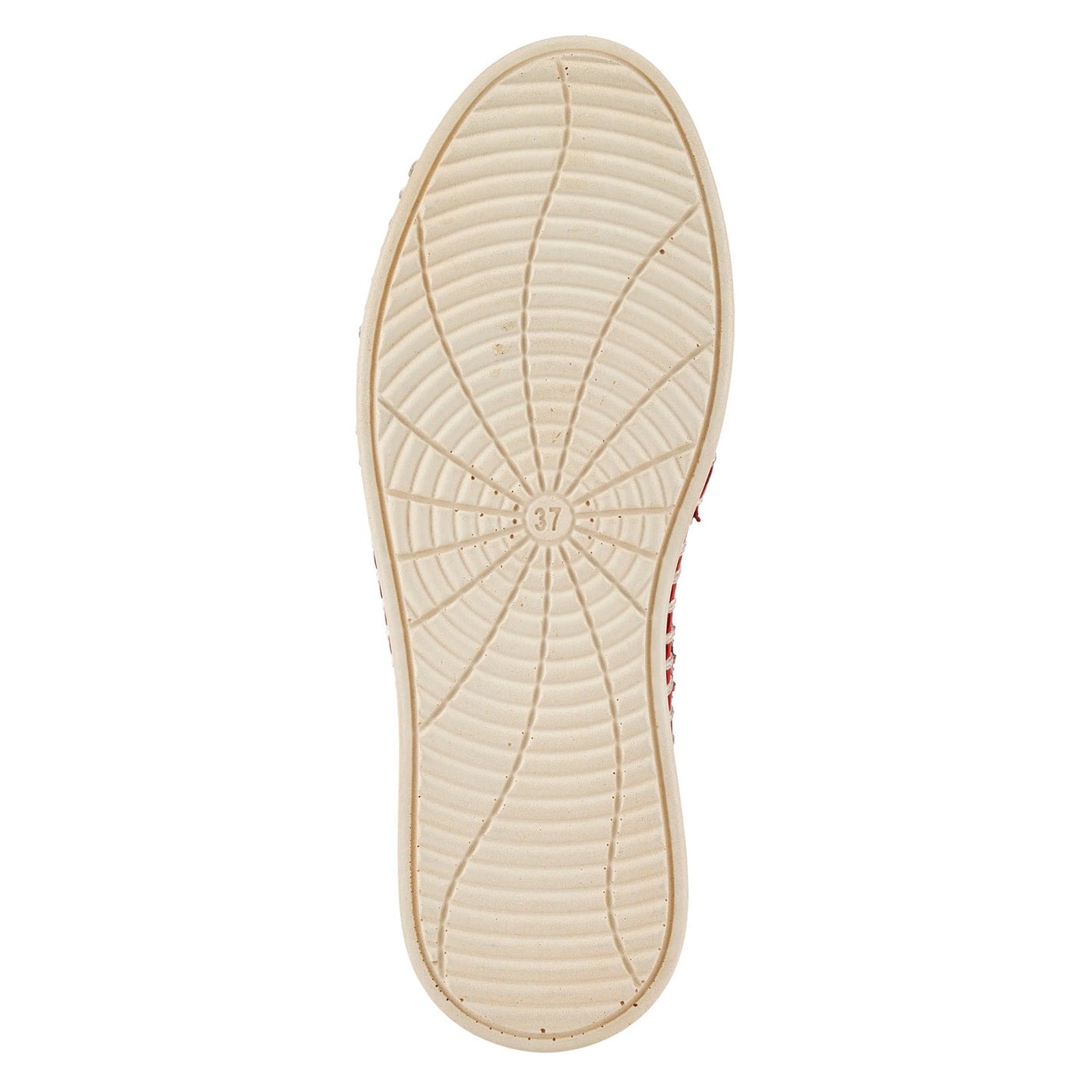Spring Step Womens Newday Shoes EU 41 US 9.5-10 Red Leather Slip On Flats NIB
