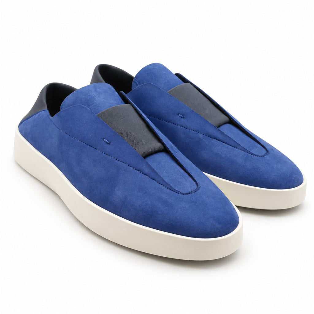 WOLF & SHEPHERD Cruise Ace Slip On Sneakers Mens 12 Womens 13.5 Sport Blue NIB