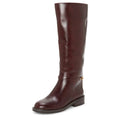 Vince Camuto Adria Knee High Boots 8.5 Wide XW Calf Brown Mahogany NIB