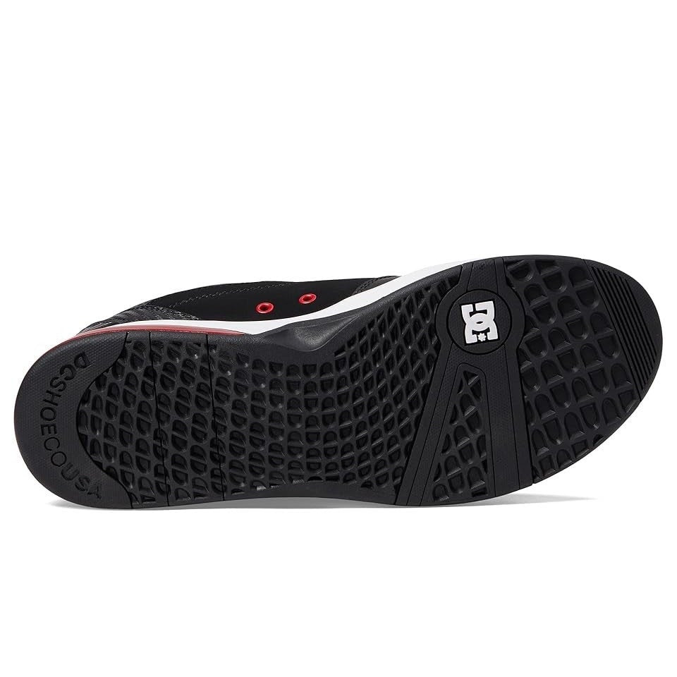DC Mens Versatile Skate Casual Sneakers Size 11 EU 44.5 Black White Red NIB
