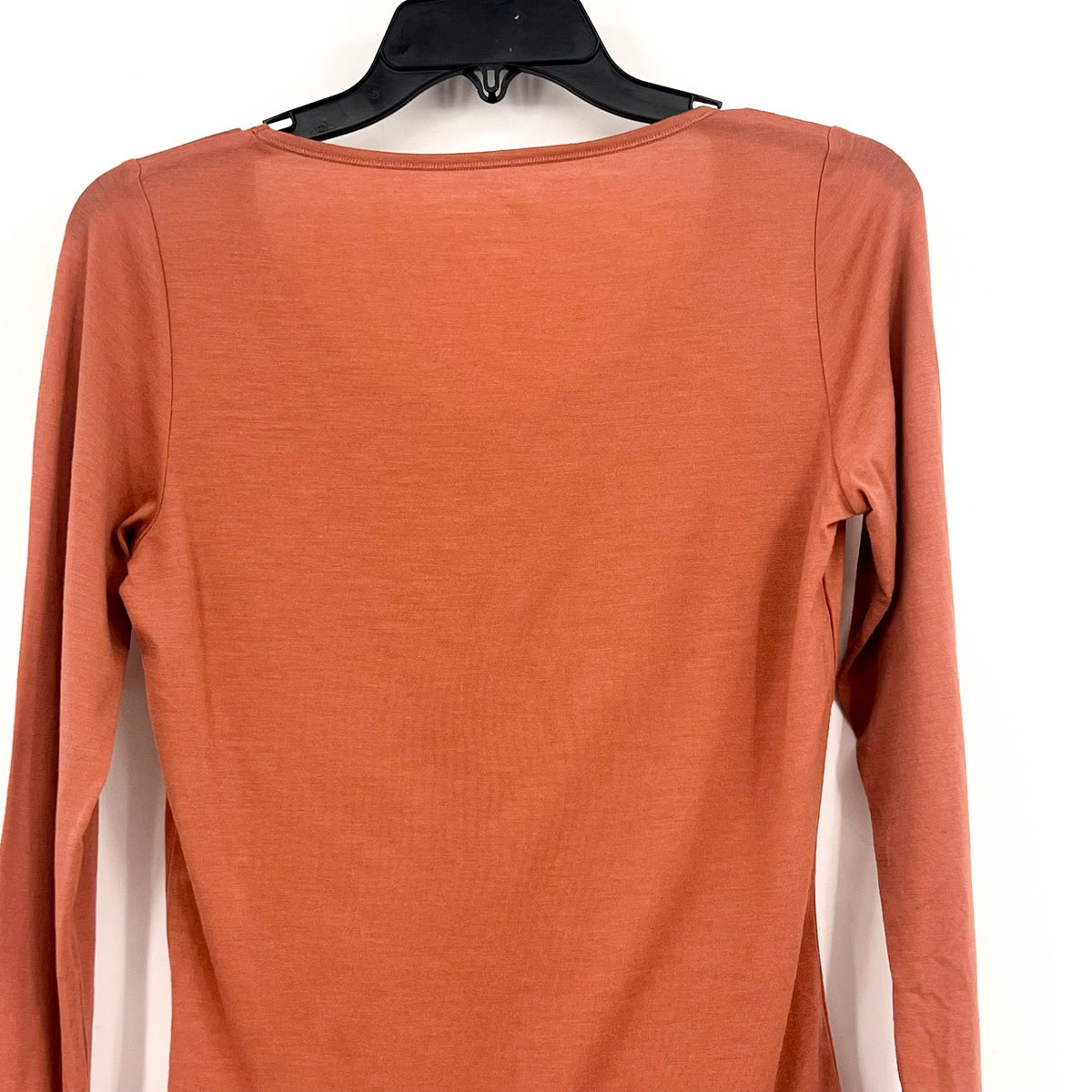 ICEBREAKER Women's Merino 150 Siren Long Sleeve Top Medium Cedar Wood Orange NWT