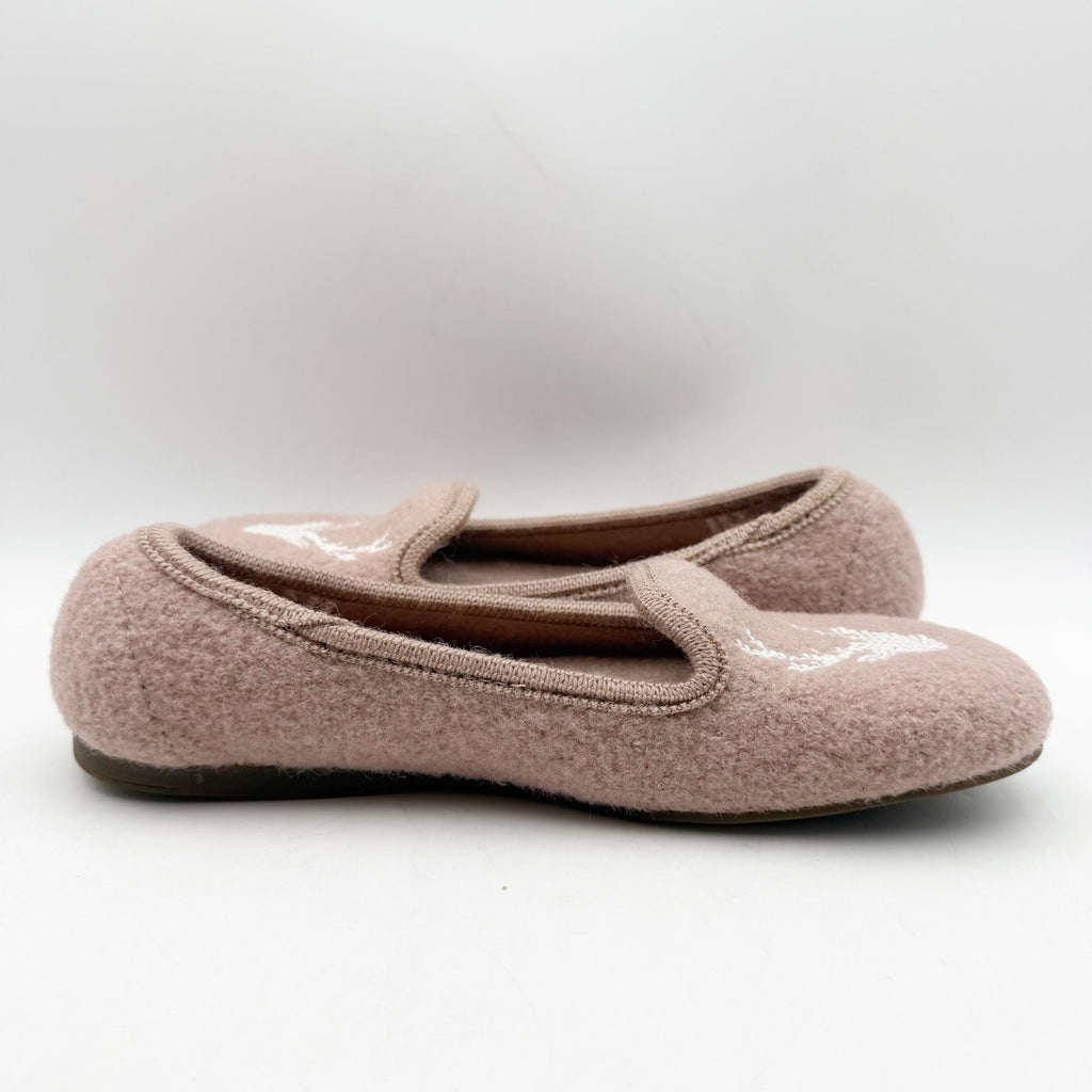 Living Kitzbuhel Womens Buck Slippers EU 36 US 5.5 Pink Wool NWOB
