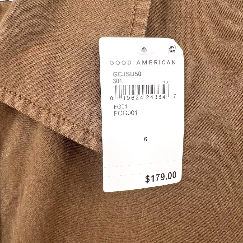 GOOD AMERICAN Women's Good Cinched Jumpsuit 3XL Olive Green Canvas NWT