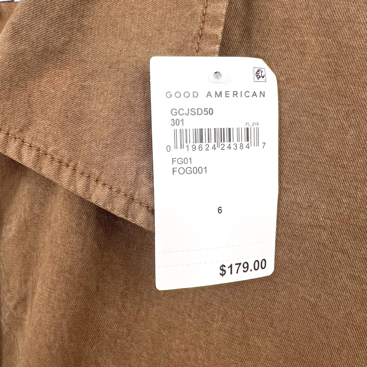 GOOD AMERICAN Women's Good Cinched Jumpsuit 3XL Olive Green Canvas NWT