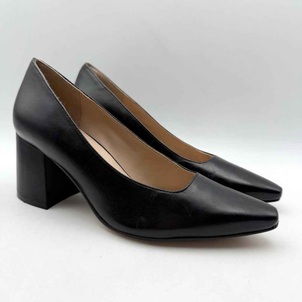 Naturalizer Womens Licia Pumps Size 6 M EU 36 Black Leather Heels NWOB