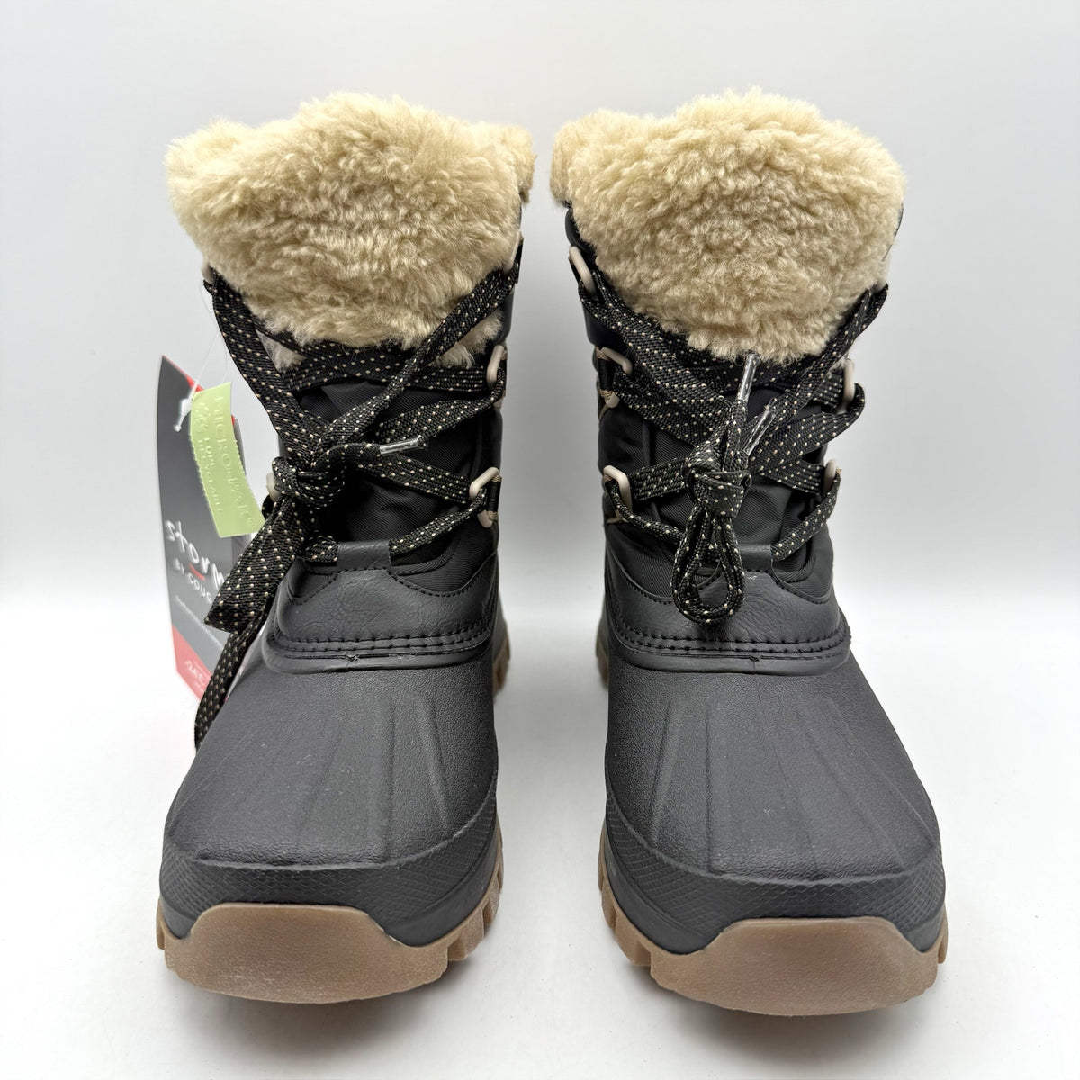Storm by Cougar Womens Fresno Snow Boots Size 7 Black Waterproof NIB
