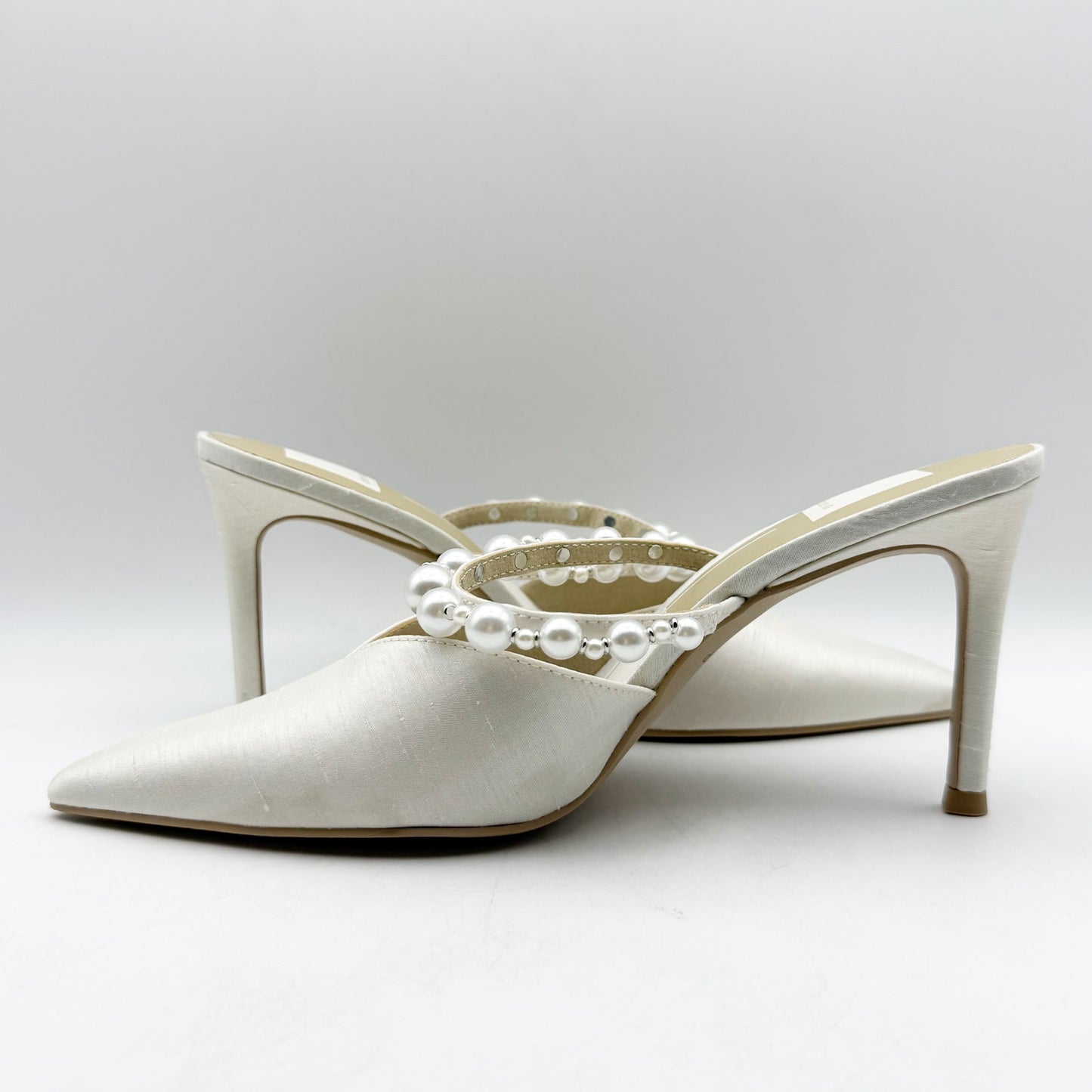 Dolce Vita Womens Kanika High Heel Pump US 7.5 M White Pointed Toe NIB