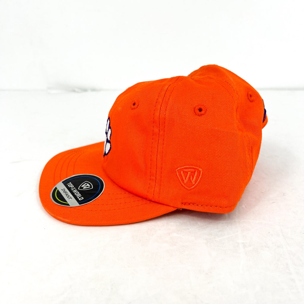 TOP OF THE WORLD Infant Clemson Tigers Fundamental Snapback Hat OS Orange NWT