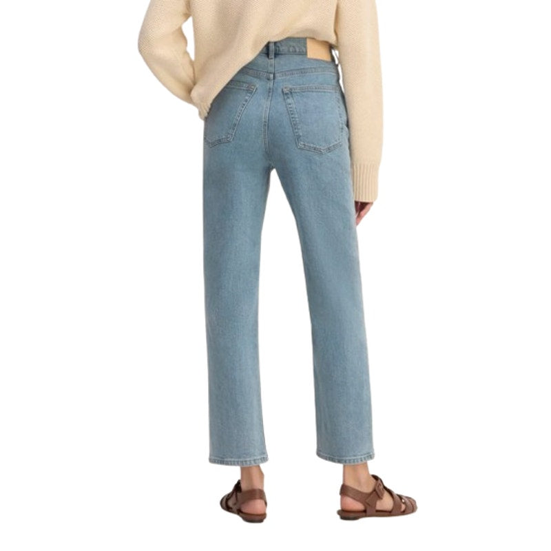 EVERLANE Women's The Way-High Jeans Size 28R US 6 Light Indigo Blue Denim NWT