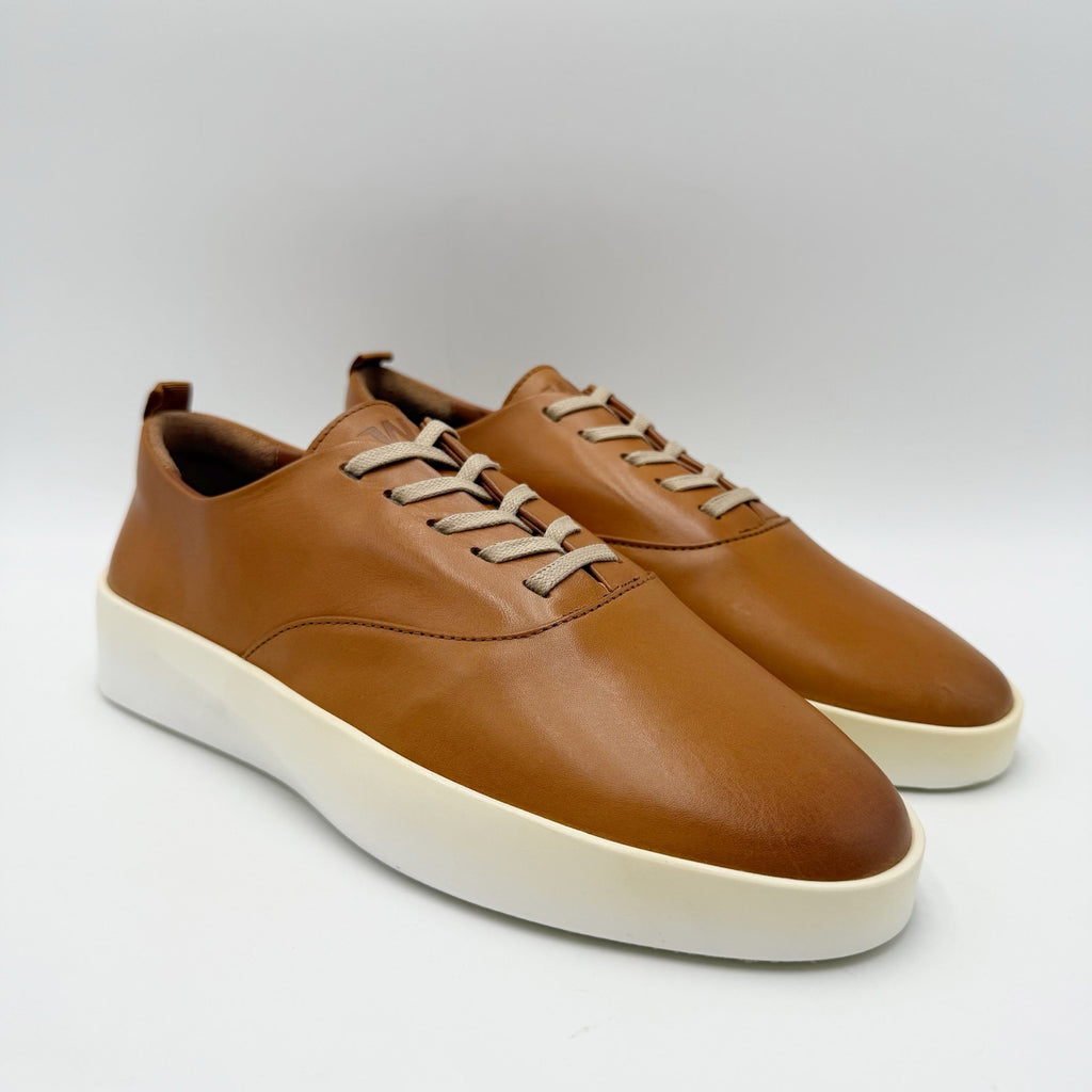 Wolf & Shepherd Cruise Lace Up Sneakers Mens 6.5 Womens 8 Tan Nubuck NIB