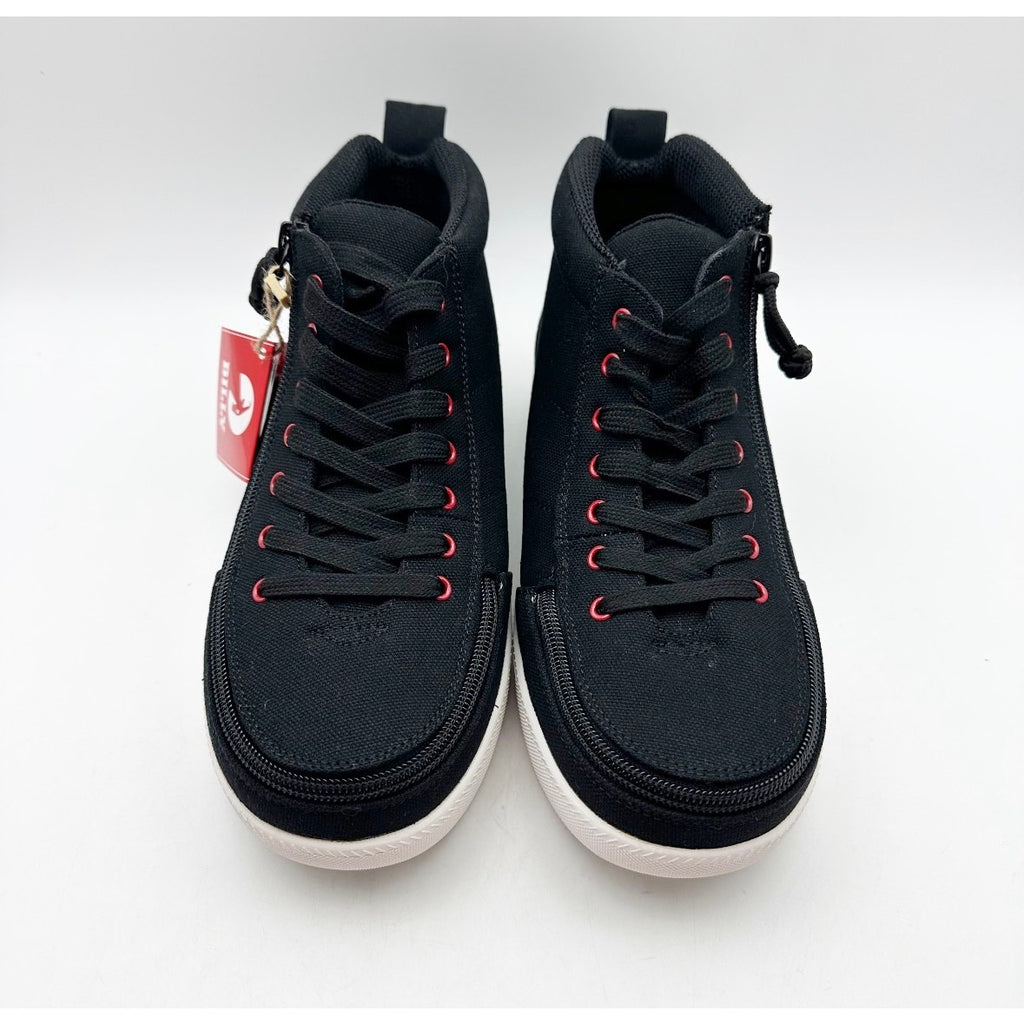 Billy Big Kids Classic DR High Sneaker Size 5 Wide EU 37 Black Red Light Up NIB