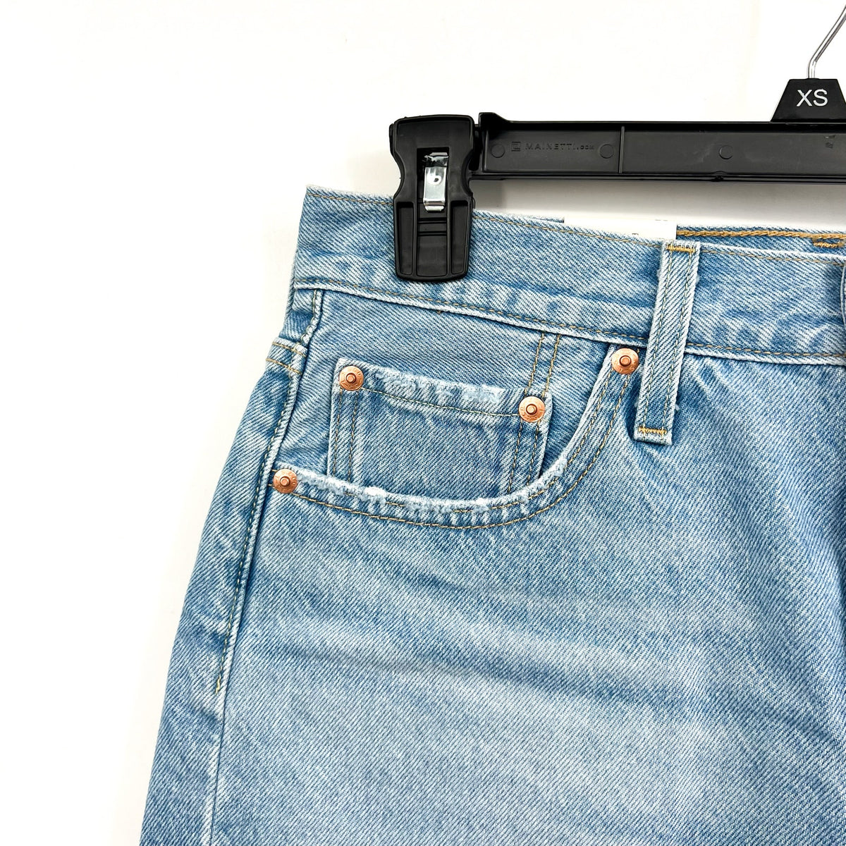 LEVI'S Womens 501 Original Fit Denim Shorts Size 28 US 6 Blue 56327-0086 NWT
