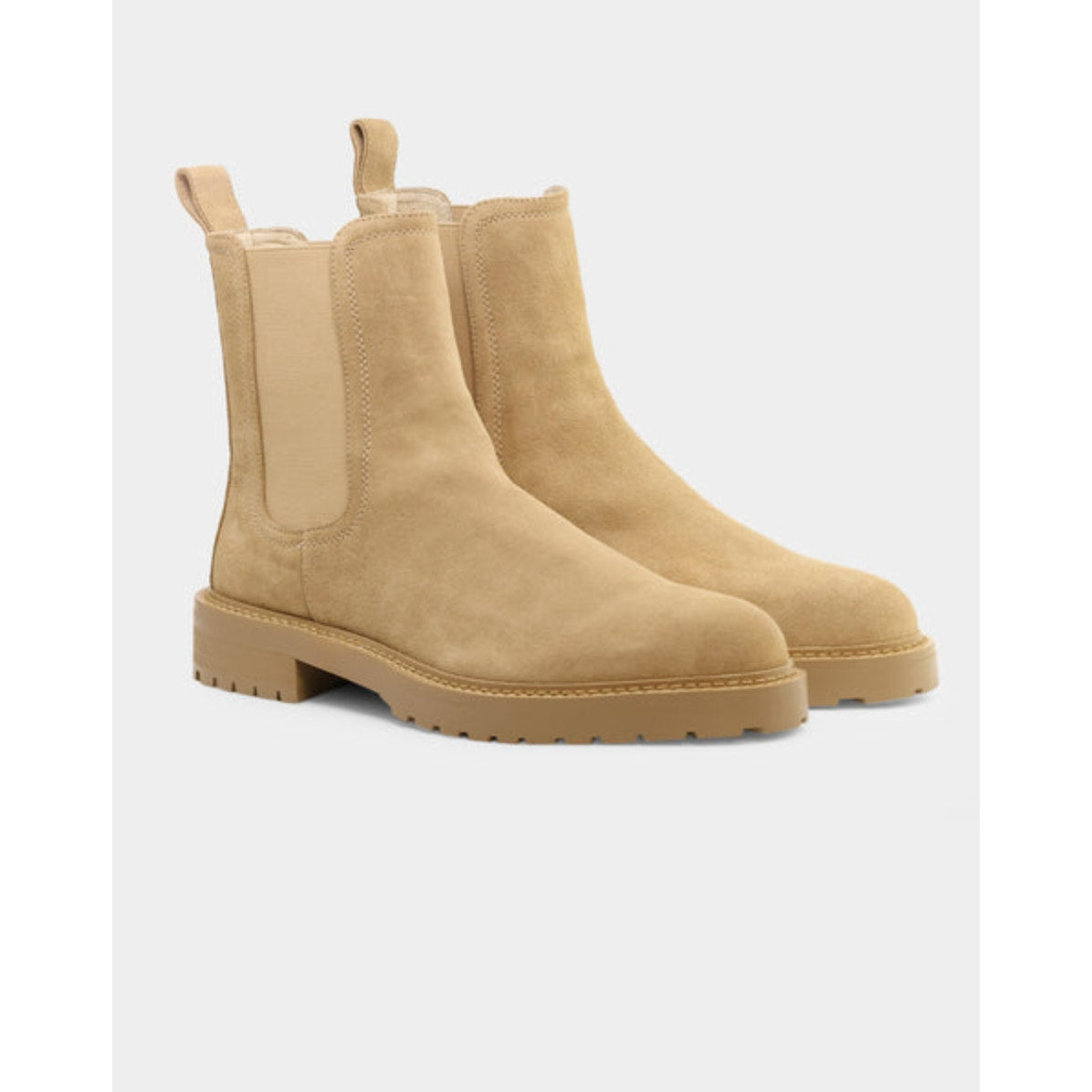 Saint Morta Men's Chunky Chelsea Boots Size 11 EU 45 Tan Suede NIB
