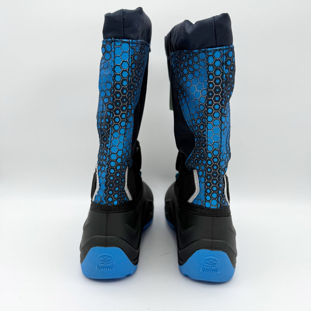 Kamik Kids Snowfall P Winter Boots US 13 EU 31 Blue Black Waterproof NIB