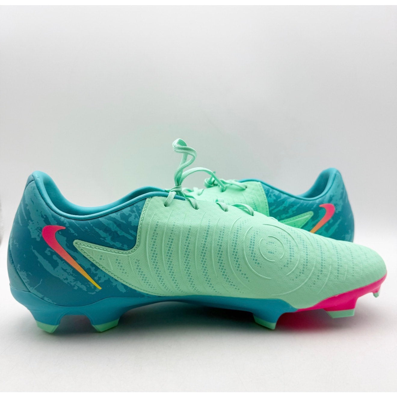 Nike Mens Phantom GX 2 Academy LV8 MG Soccer Cleats US 12 Green FJ2553 NWOB