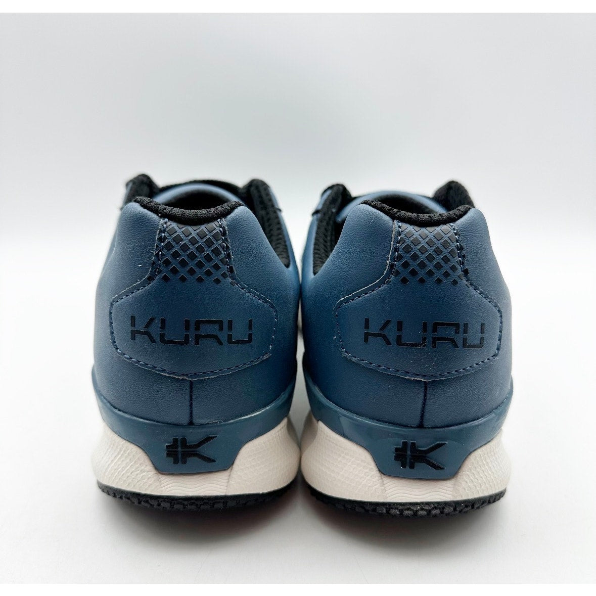 KURU Quantum Athletic Shoes MENS 7 or WOMENS 8.5 WIDE Blue Black Sneakers NWOB