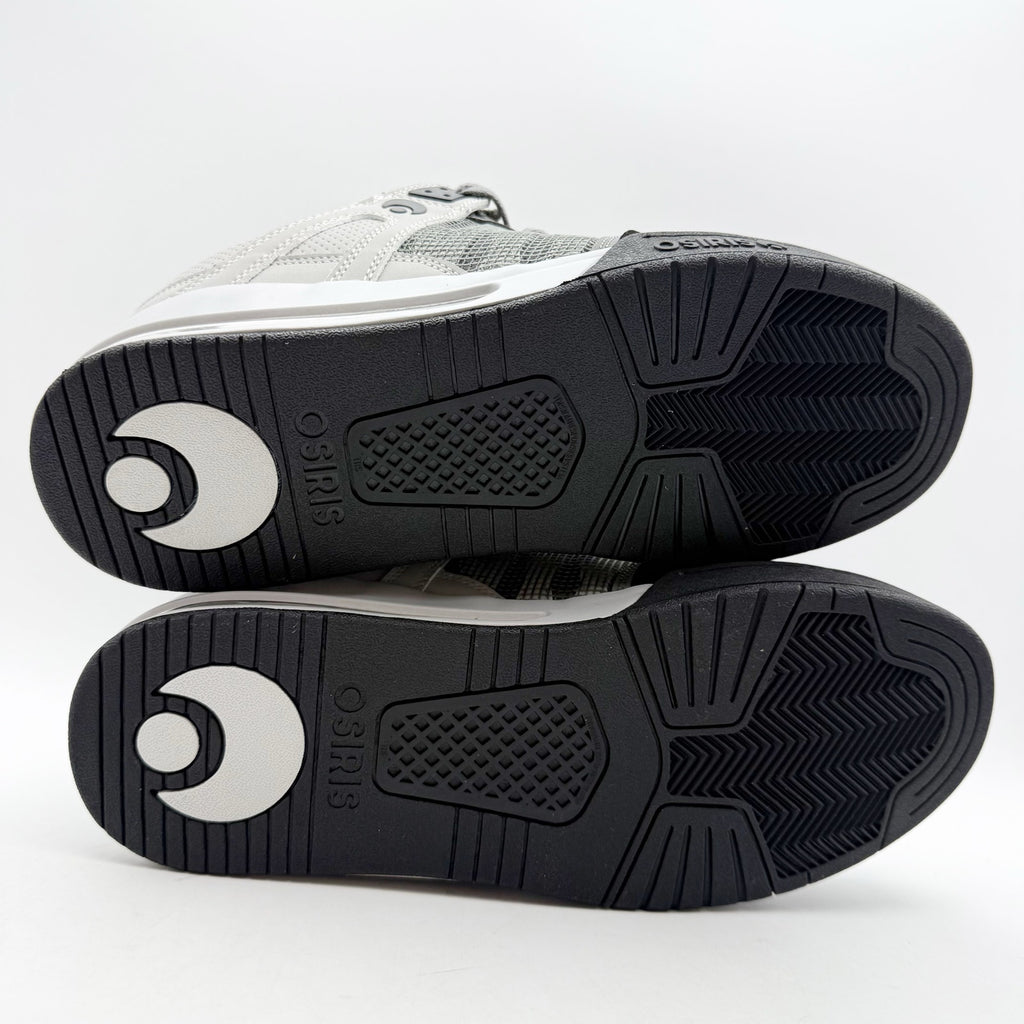 Osiris Mens Pixel Skate Sneakers US 10 EU 43 Grey Black Leather Team NIB
