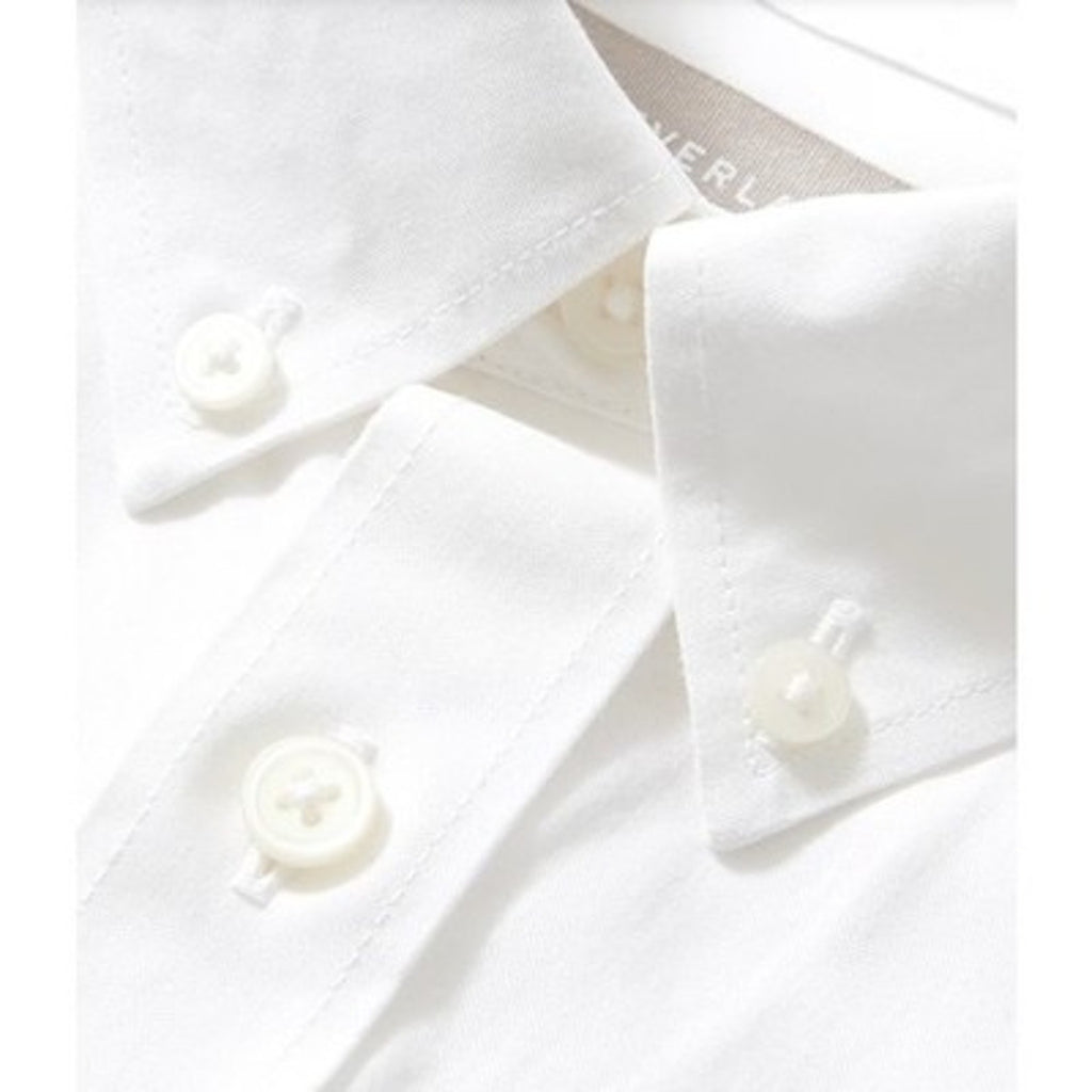 Everlane Mens Performance Air Oxford Shirt XS White Short-Sleeve Slim Fit NWT