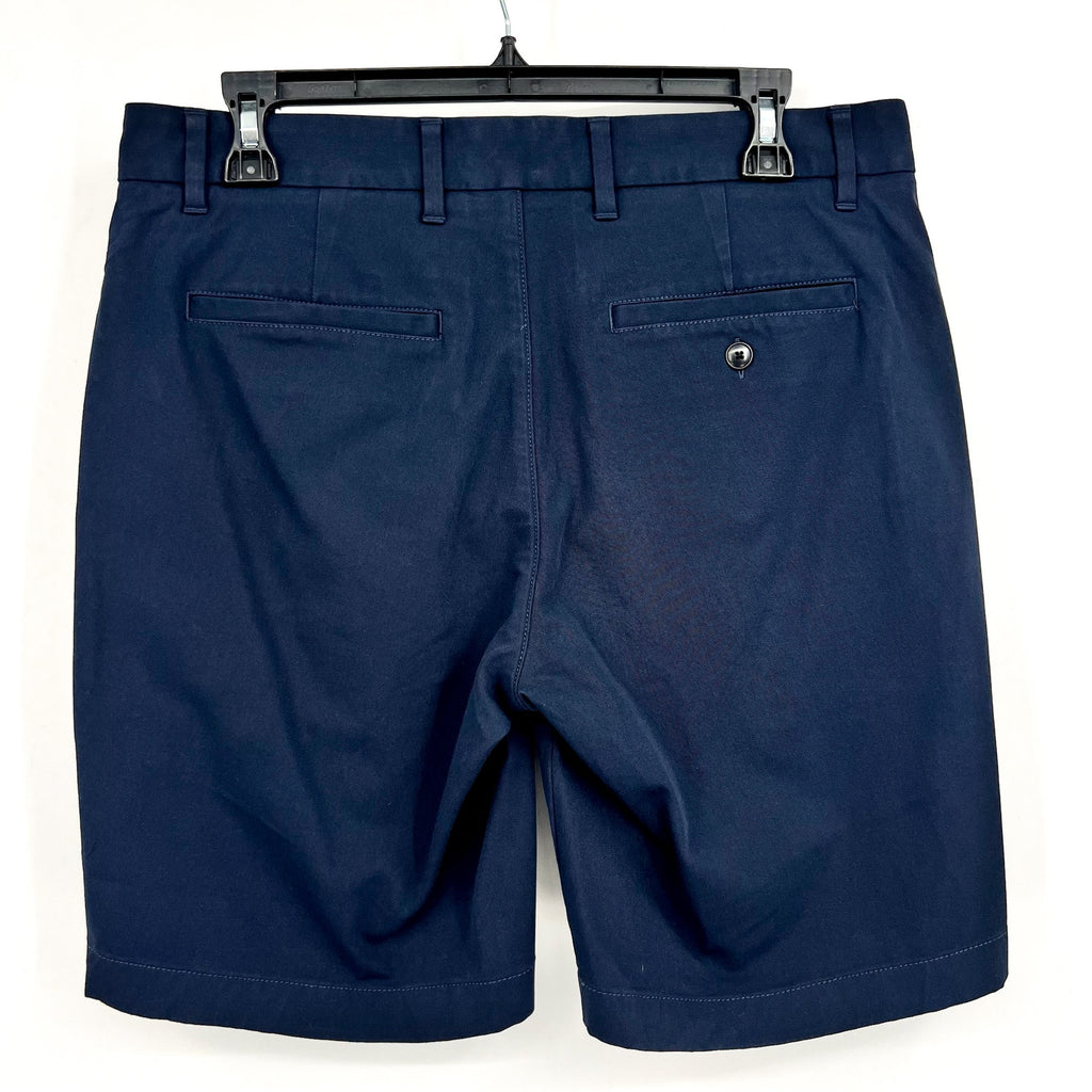EVERLANE Men's The 9" Performance Chino Shorts Size 31 Navy Blue Slim-Fit NWT