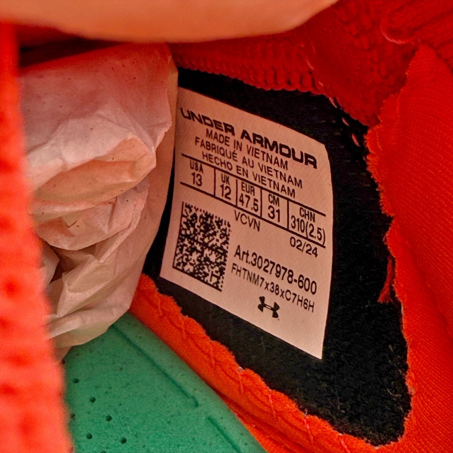 Under Armour Men Blur 2 MC Suede Molded Football Cleats US 13 Red Athletic NIB