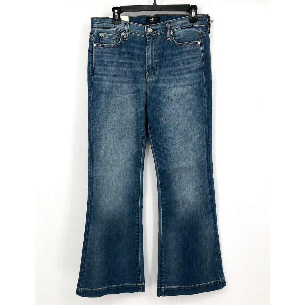 7 FOR ALL MANKIND Tailorless Dojo Jeans Size 31 Blue Disautlght Wash NWT