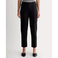Everlane Womens The Dream Pants XL Black Stretch Knit Pull-On Taper Ankle NWT