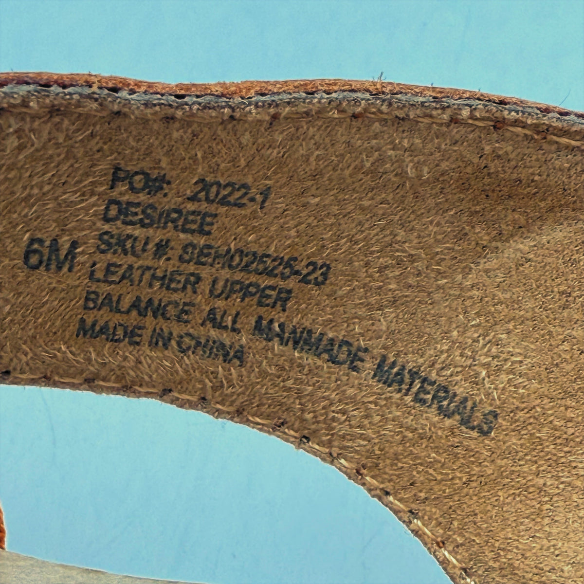 Halsa Footwear Womens Desiree Sandals Size 6 M EU 36 Tan Leather Slides NIB