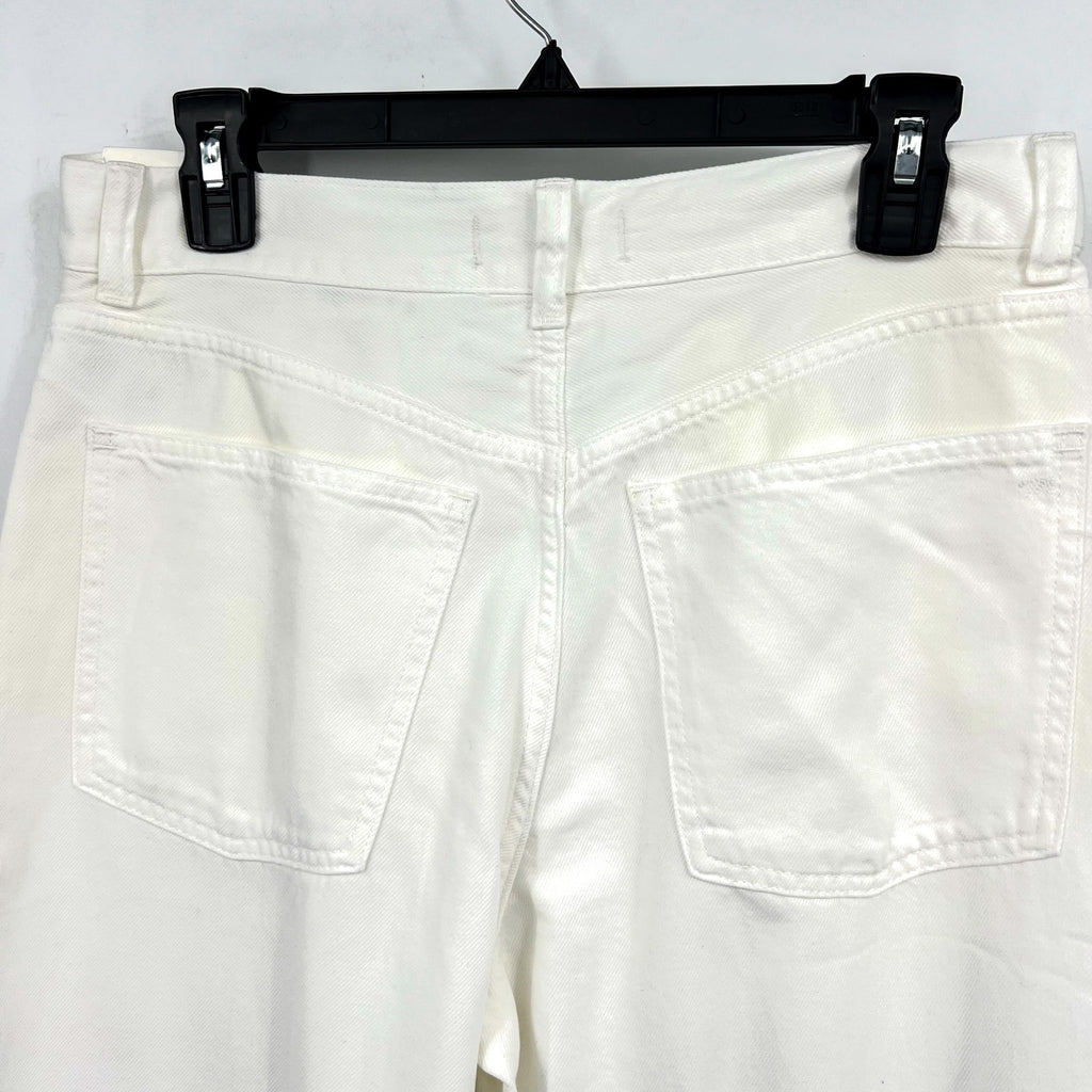 MADEWELL Womens Superwide-Leg Jeans Size 28 US 6 Tile White Rigid NU007 NWT