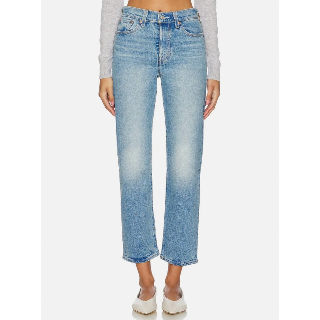 LEVI'S Womens Wedgie Straight Jeans 30x28 US 10 Calling All Blue 34964-0178 NWT