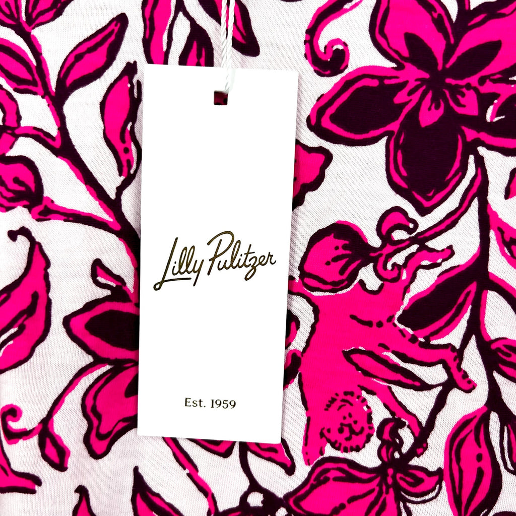 LILLY PULITZER Women's Cass Mini Dress XS Pink Elderflower Blossom NWT