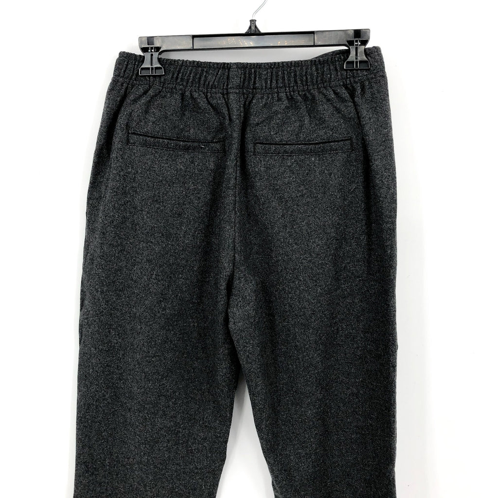 Everlane Womens The Wool Flannel Pull-On Pants Small Grey Heather Charcoal NWT