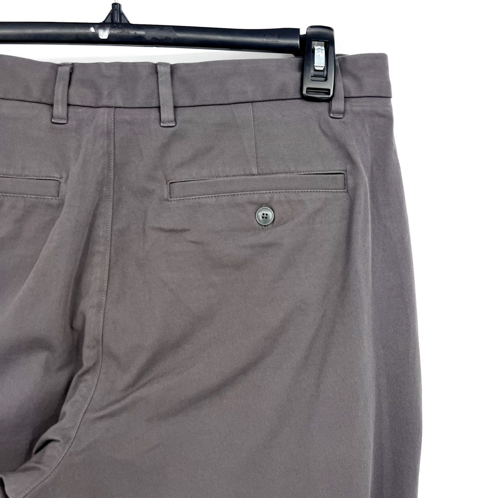EVERLANE Uniform Mens Performance Chino Pants 35x34 Slate Grey Athletic Fit NWT