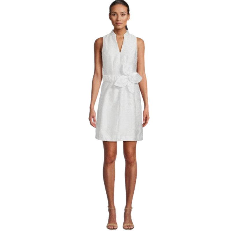 LILLY PULITZER Womens Tazie Fit & Flare Dress Size 8 Resort White Jacquard NWT