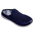 Spenco Womens Blissful Casual Slip On Shoes 8.5 WIDE Dark Navy Blue Mules NIB